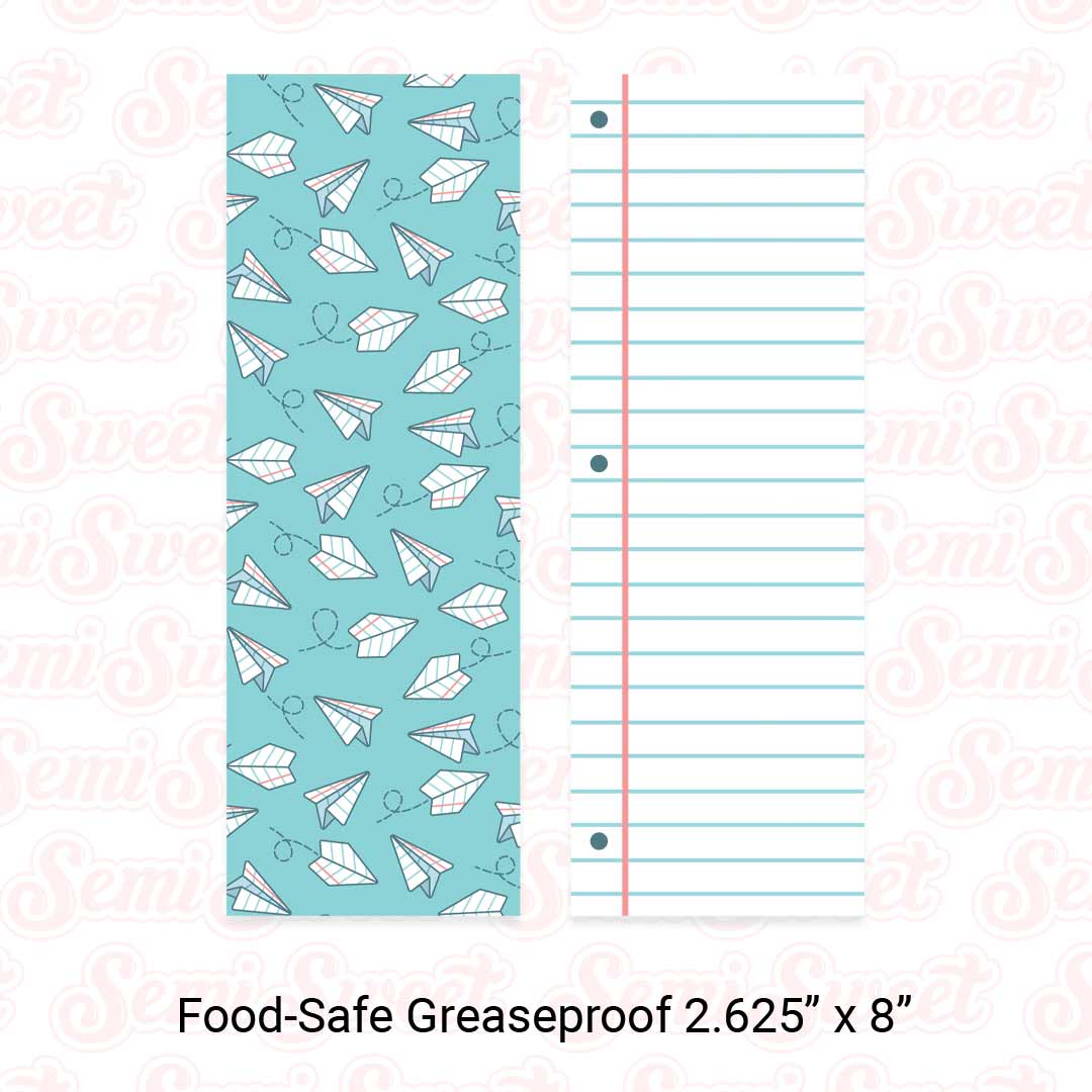 back to school cookie card backers