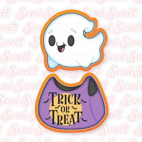 2-Piece Flying Ghost Cookie Cutter Set