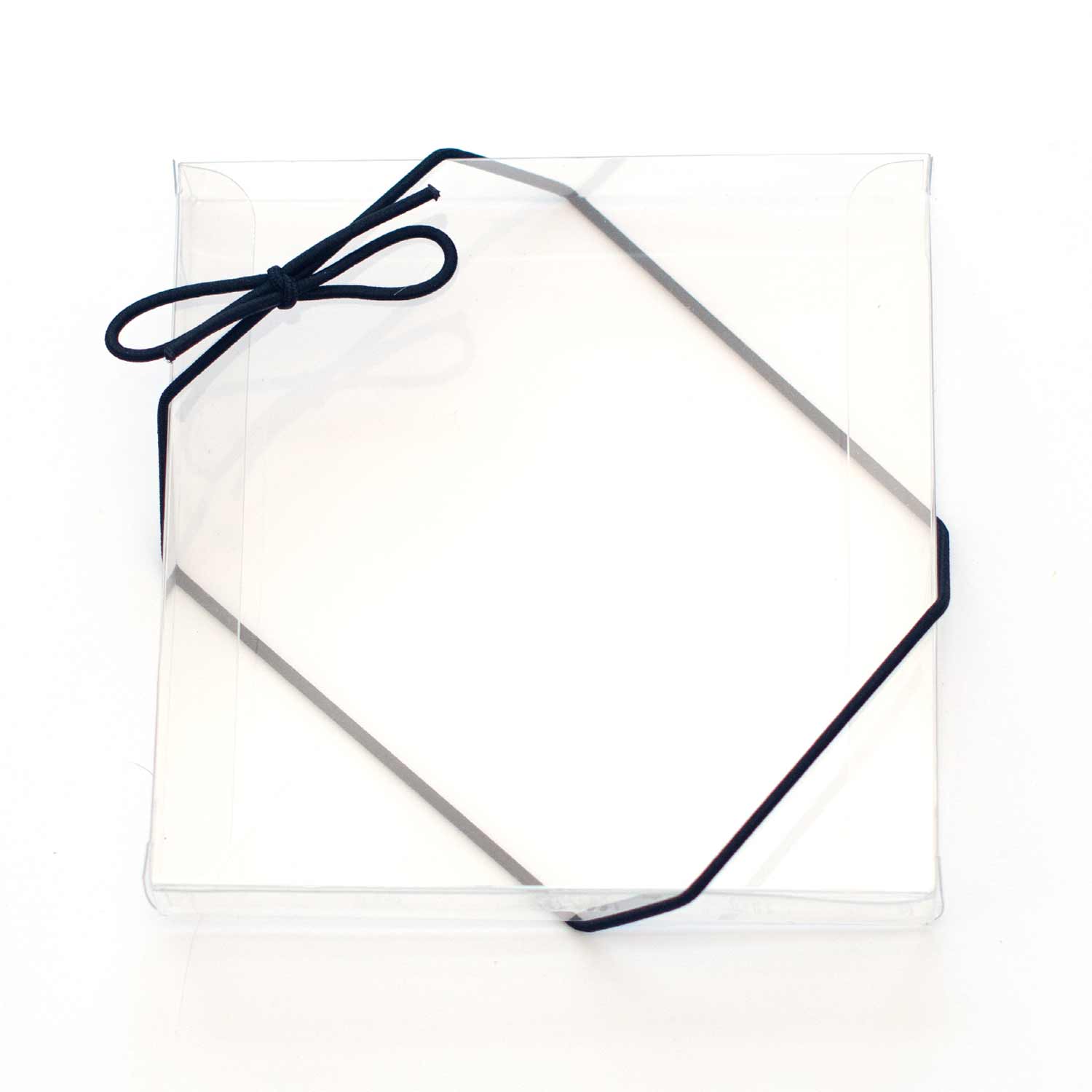 4.5" x 4.5" clear cookie box