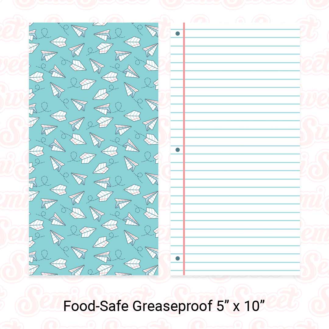 back to school cookie card backers