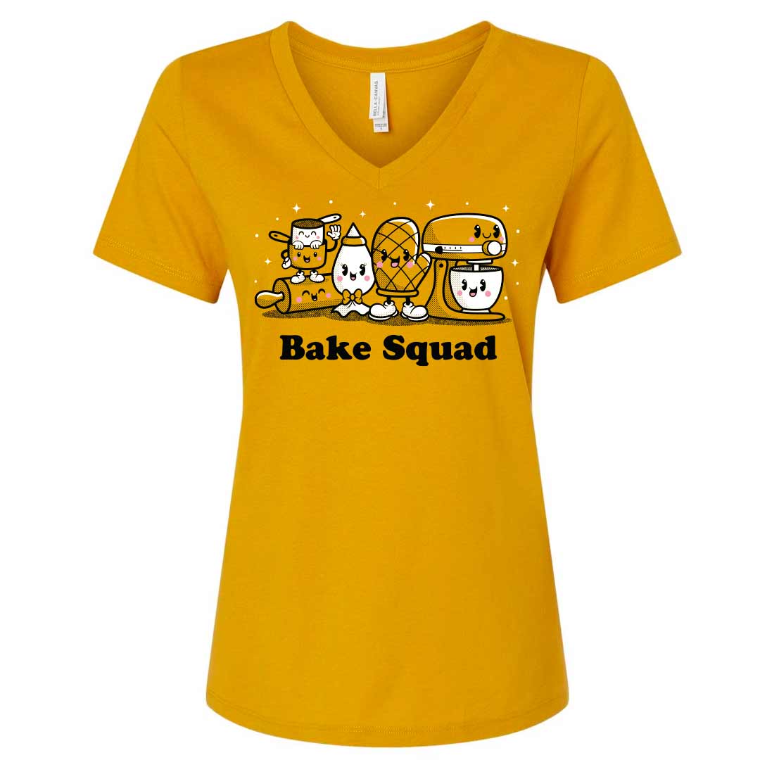 Bake Squad Ladies V-Neck T-Shirt
