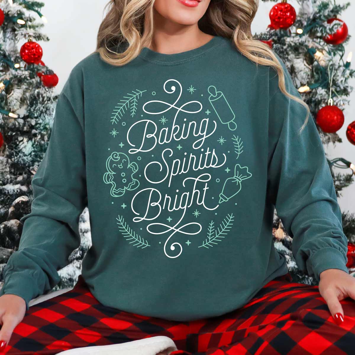 Baking Spirits Bright Unisex Long Sleeve T-Shirt