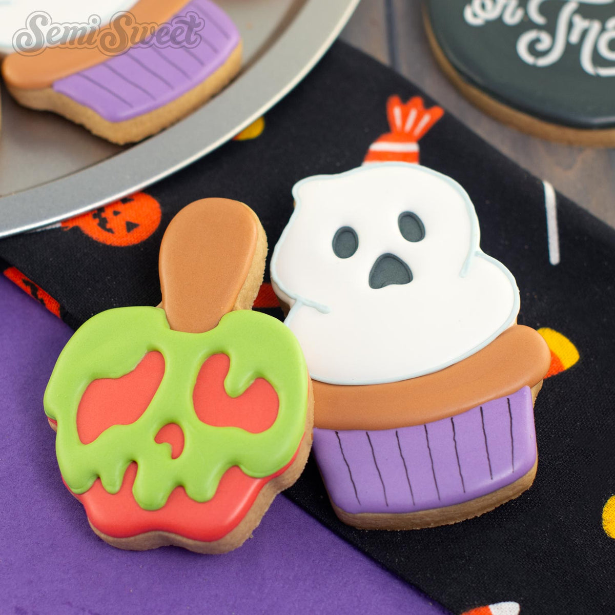 Halloween Treats Cookie Platter Set