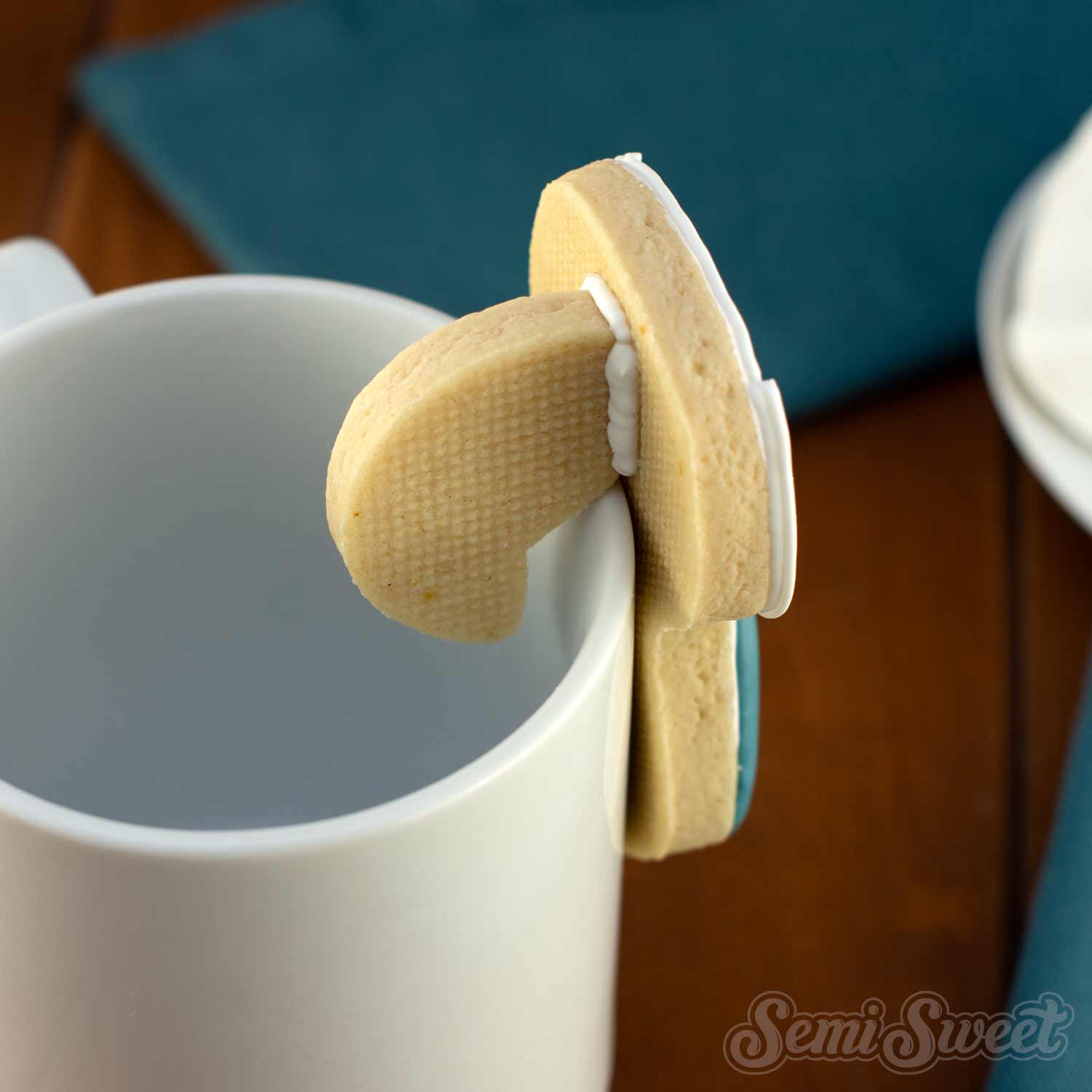 Hanging Neck Tie Mug Cookie Cutter Set