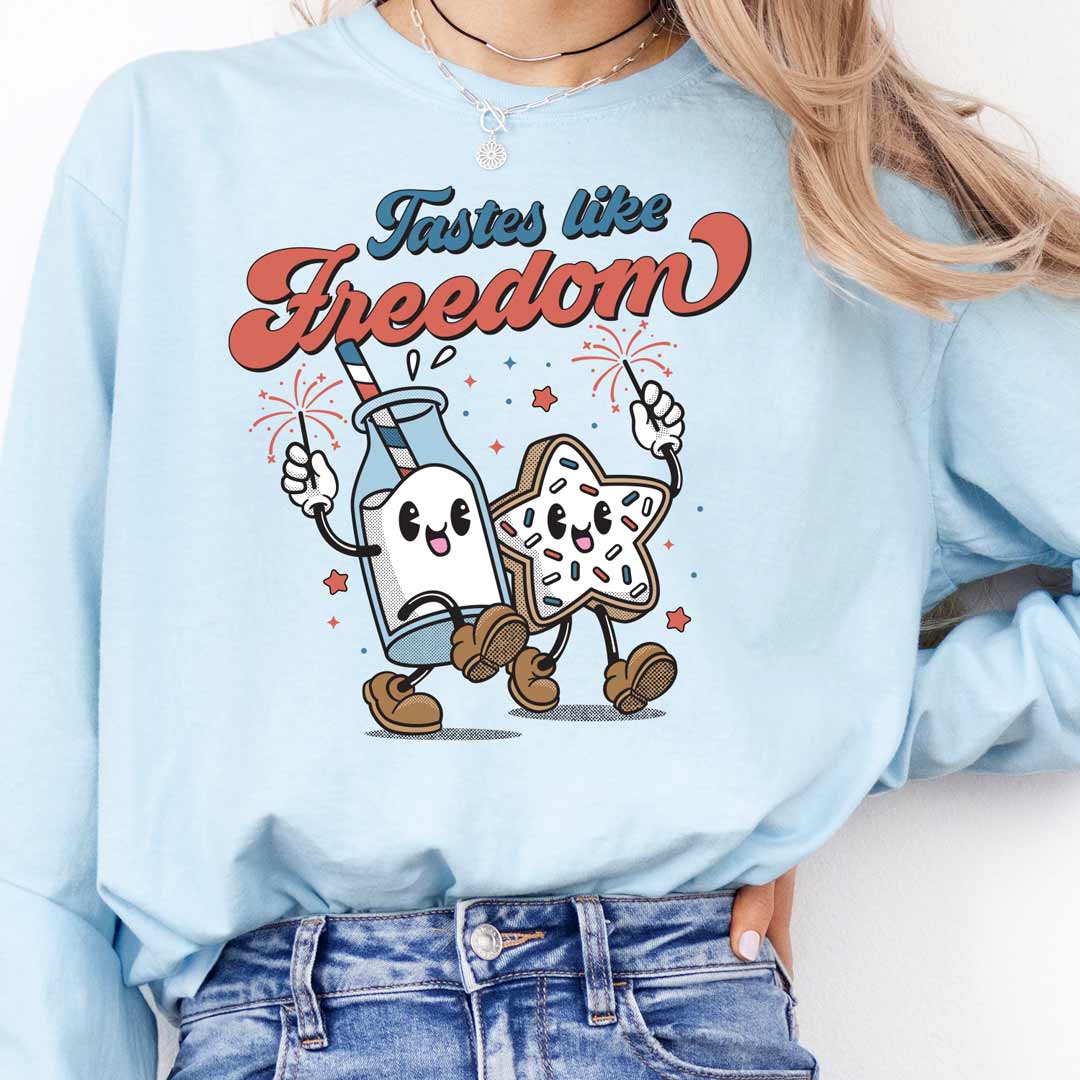 Tastes Like Freedom Unisex Long Sleeve T-Shirt