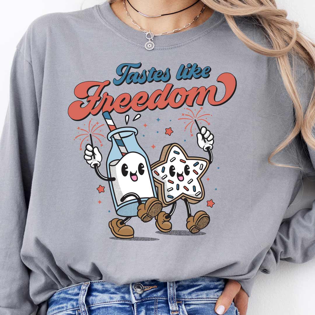 Tastes Like Freedom Unisex Long Sleeve T-Shirt