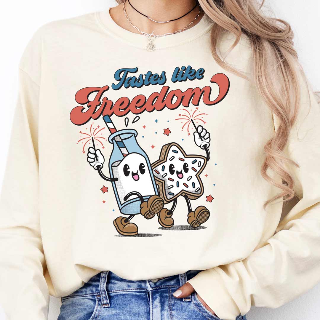 Tastes Like Freedom Unisex Long Sleeve T-Shirt
