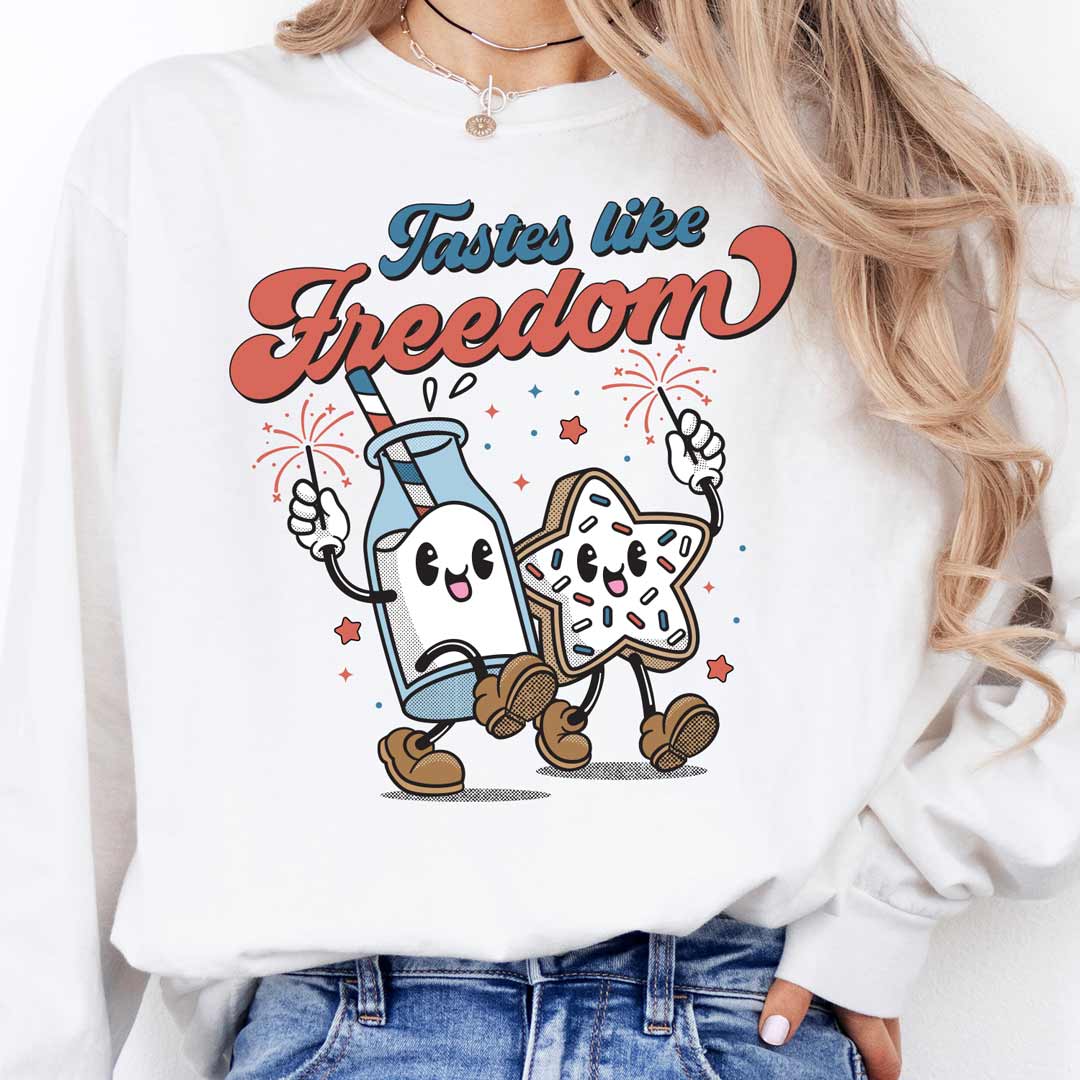 Tastes Like Freedom Unisex Long Sleeve T-Shirt