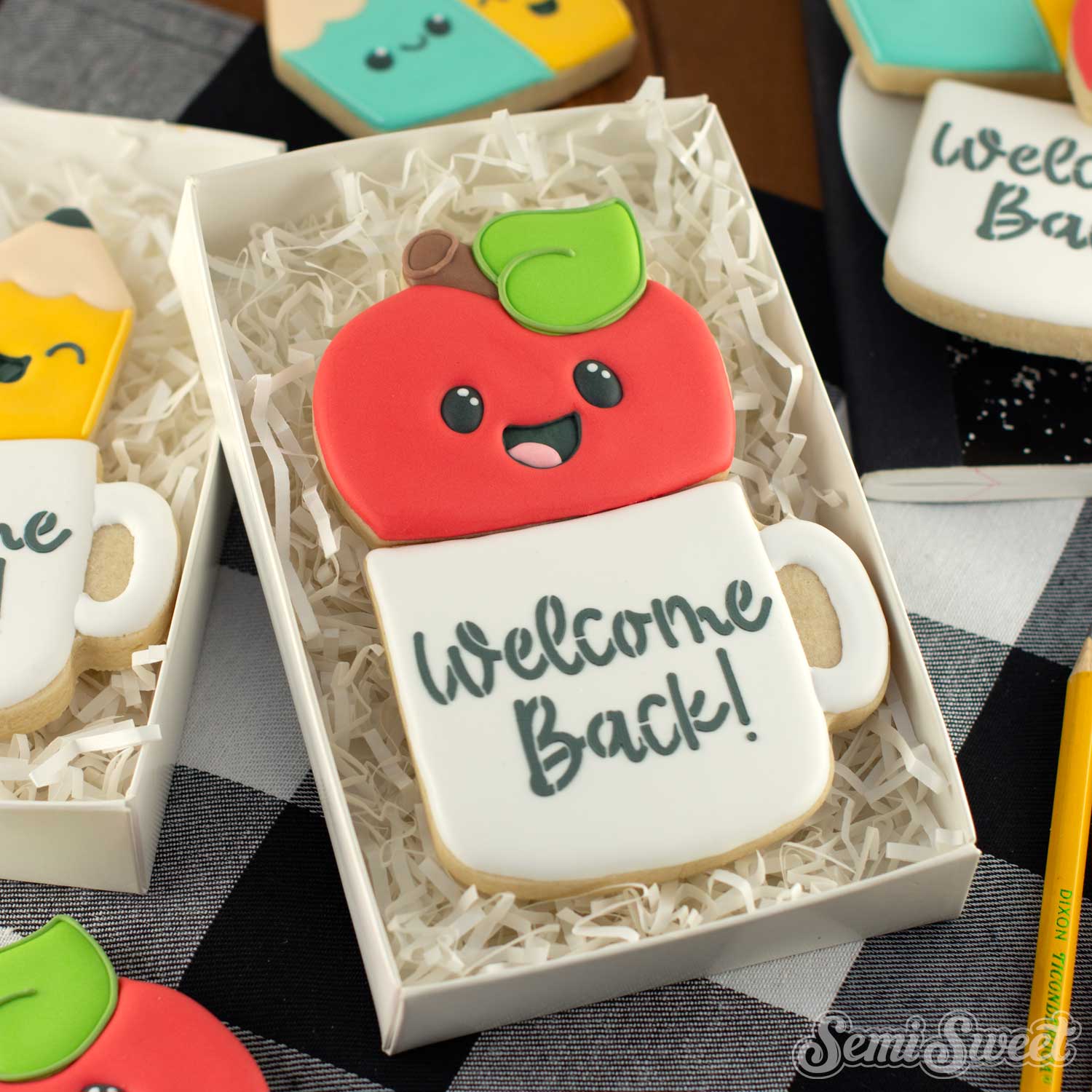 3-Pc School Mug Cookie Cutter Set