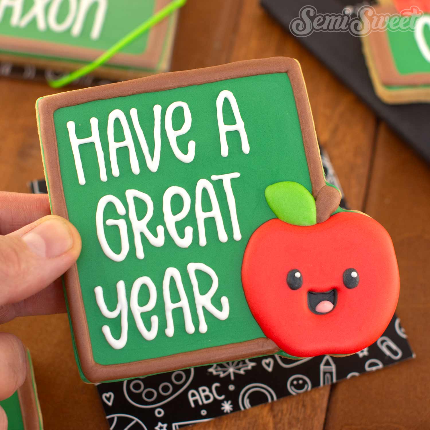Apple Sign Cookie Cutter