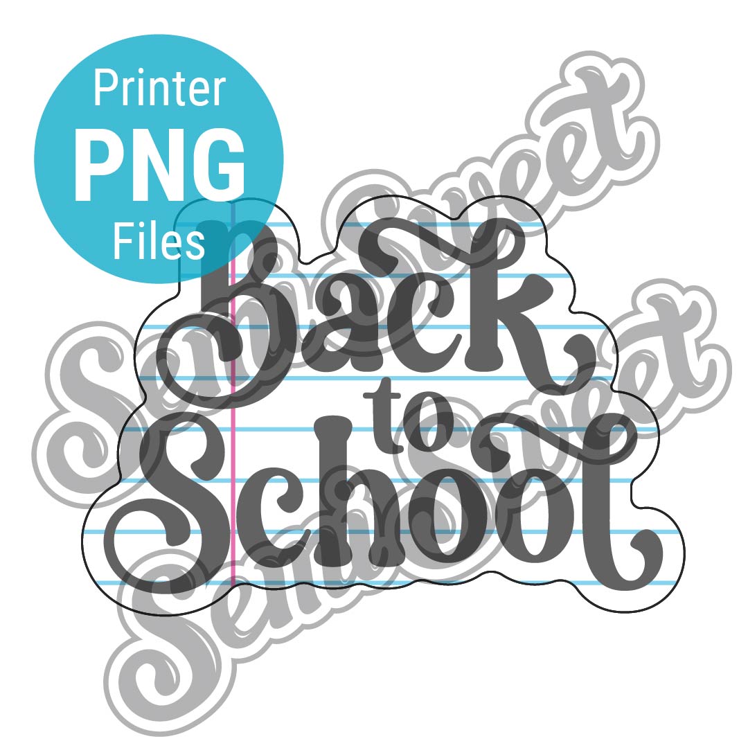 Back-to-School Plaque - PNG Images | Semi Sweet Designs