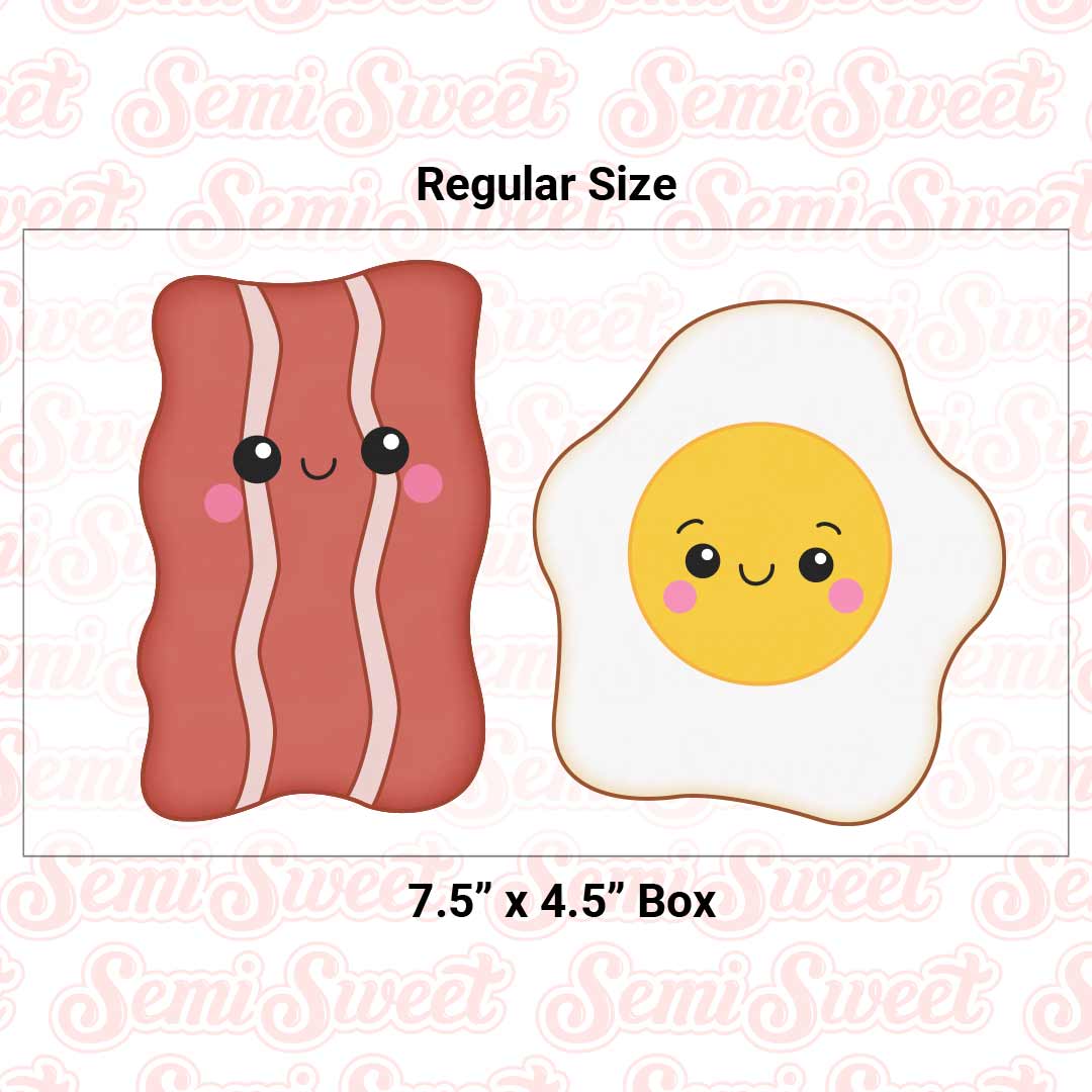 Eggs and Bacon Cookie Cutter Set