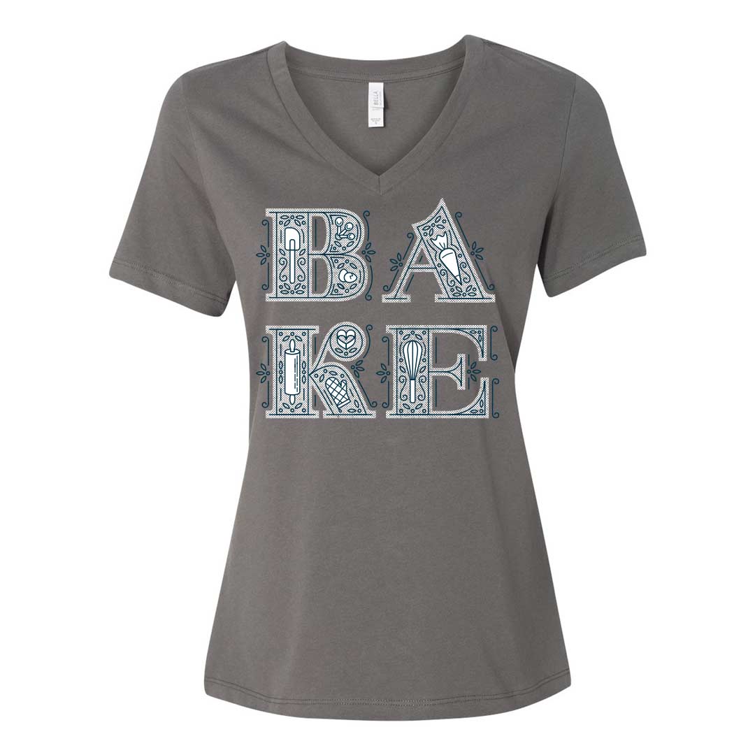 BAKE Ladies V-Neck T-Shirt