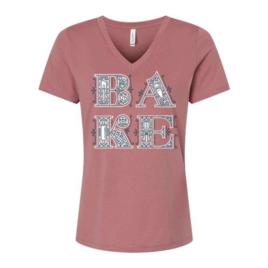 BAKE Ladies V-Neck T-Shirt