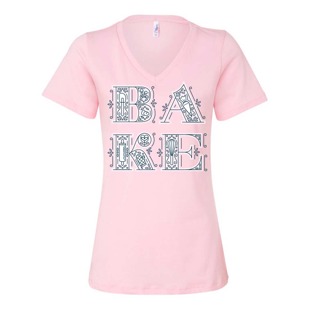 BAKE Ladies V-Neck T-Shirt