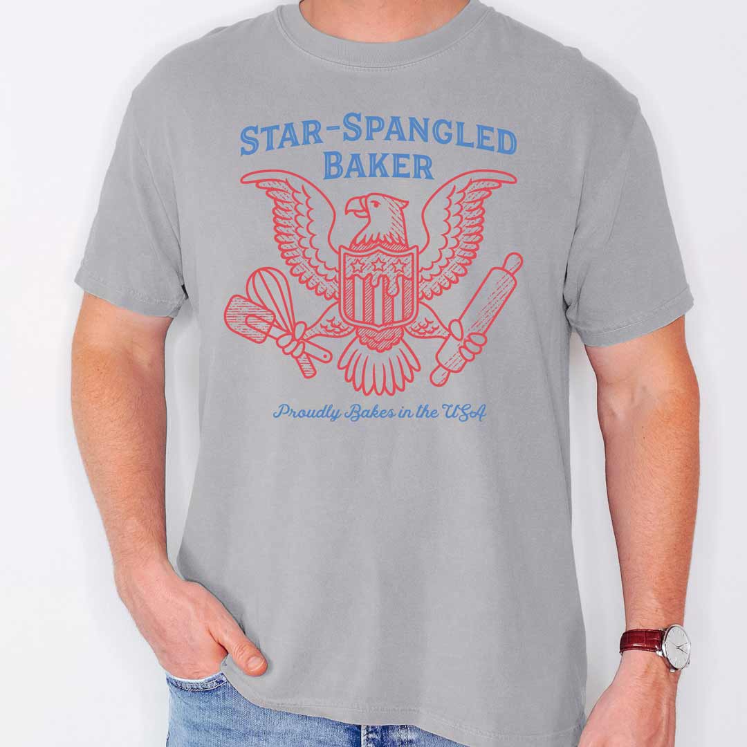 Star-Spangled Baker Eagle Unisex T-Shirt