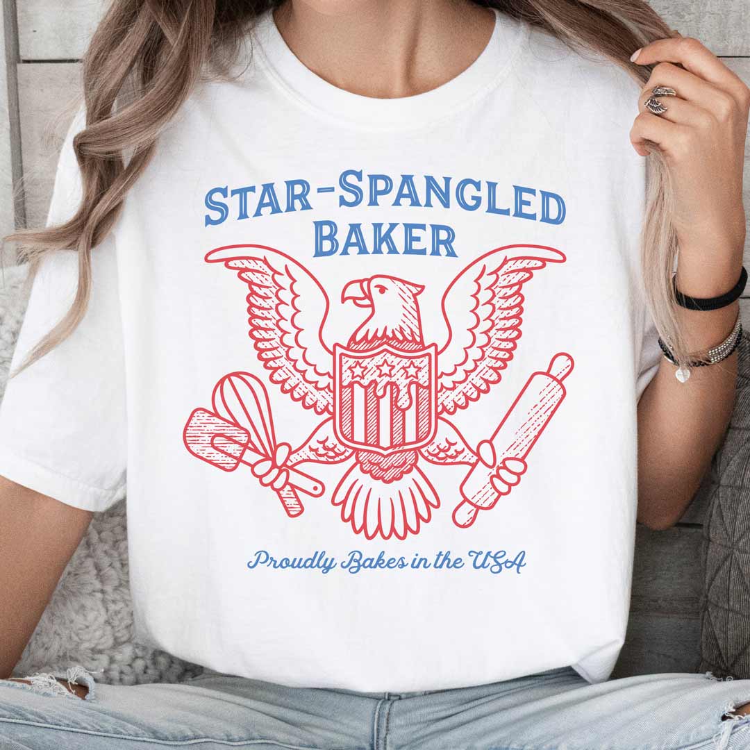 Star-Spangled Baker Eagle Unisex T-Shirt