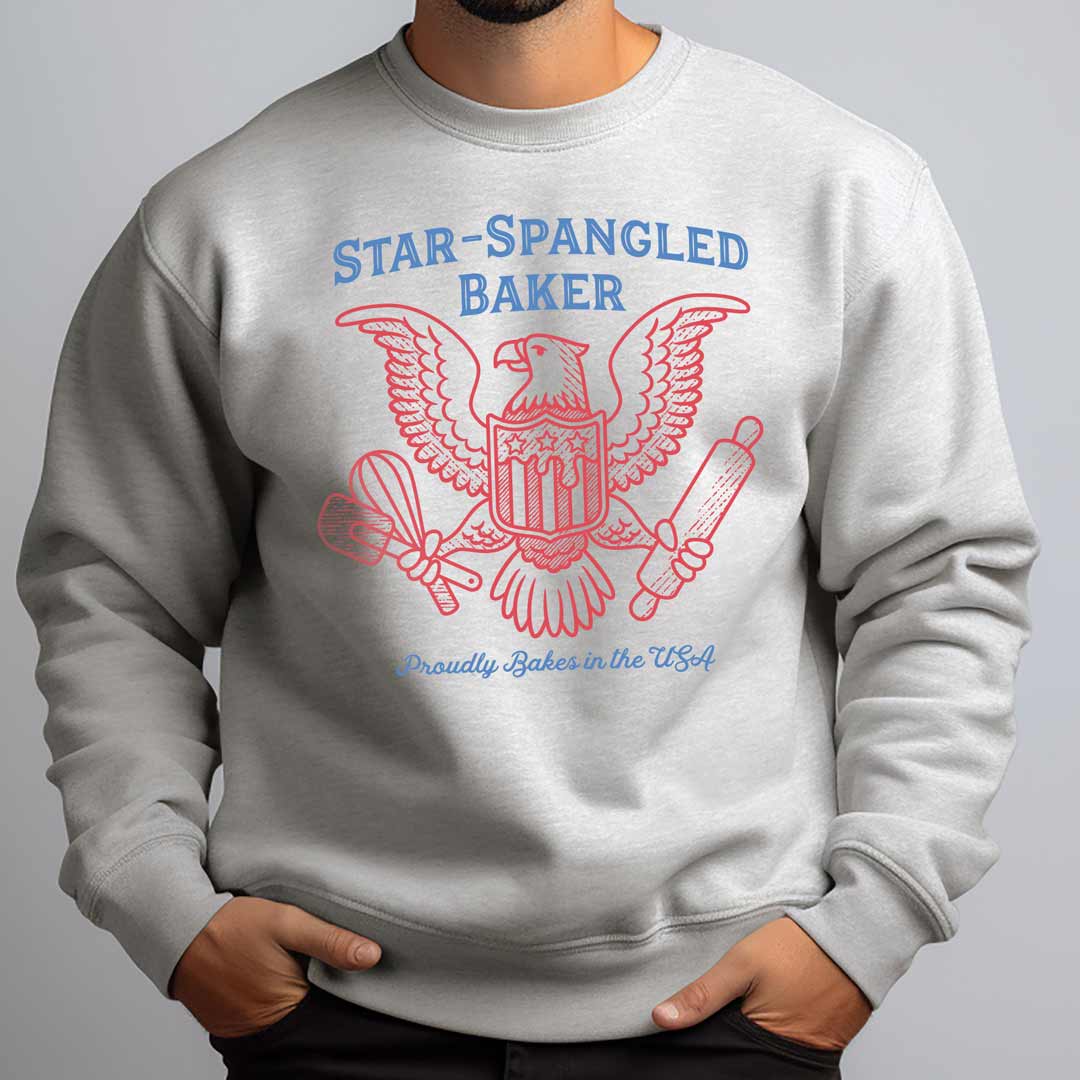 Star-Spangled Baker Eagle Unisex Sweatshirt