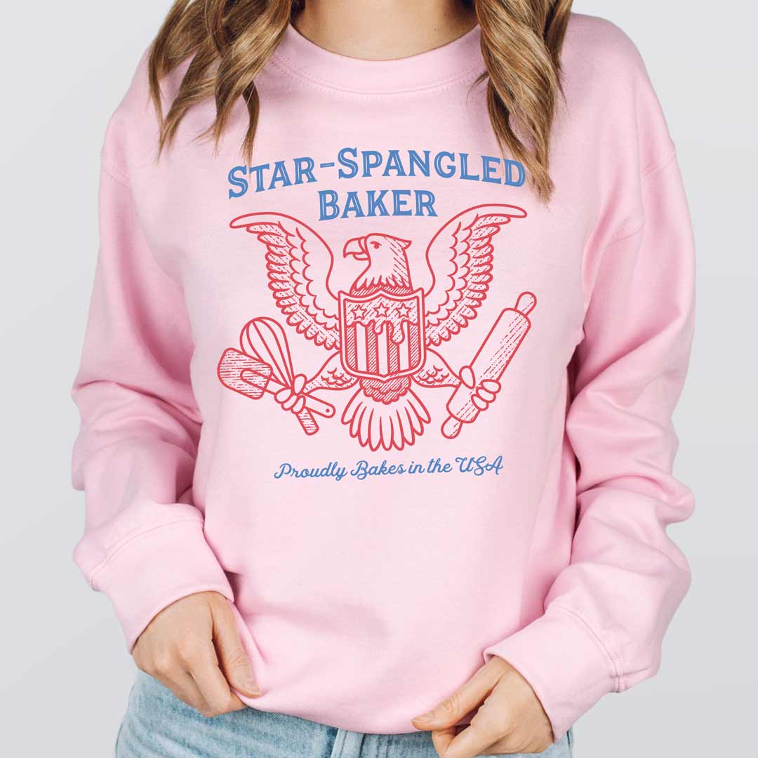 Star-Spangled Baker Eagle Unisex Sweatshirt