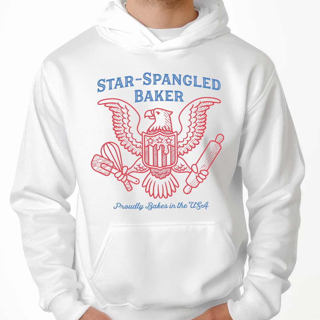 Star-Spangled Baker Unisex Hoodie