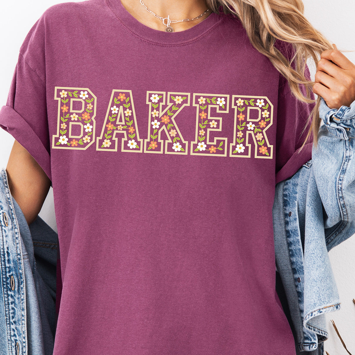 Floral Baker Unisex T-Shirt