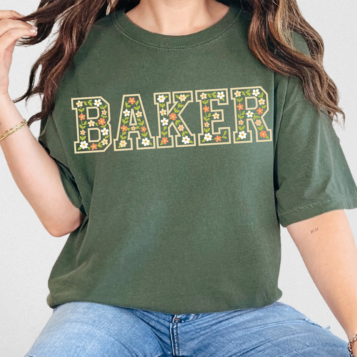 Floral Baker Unisex T-Shirt