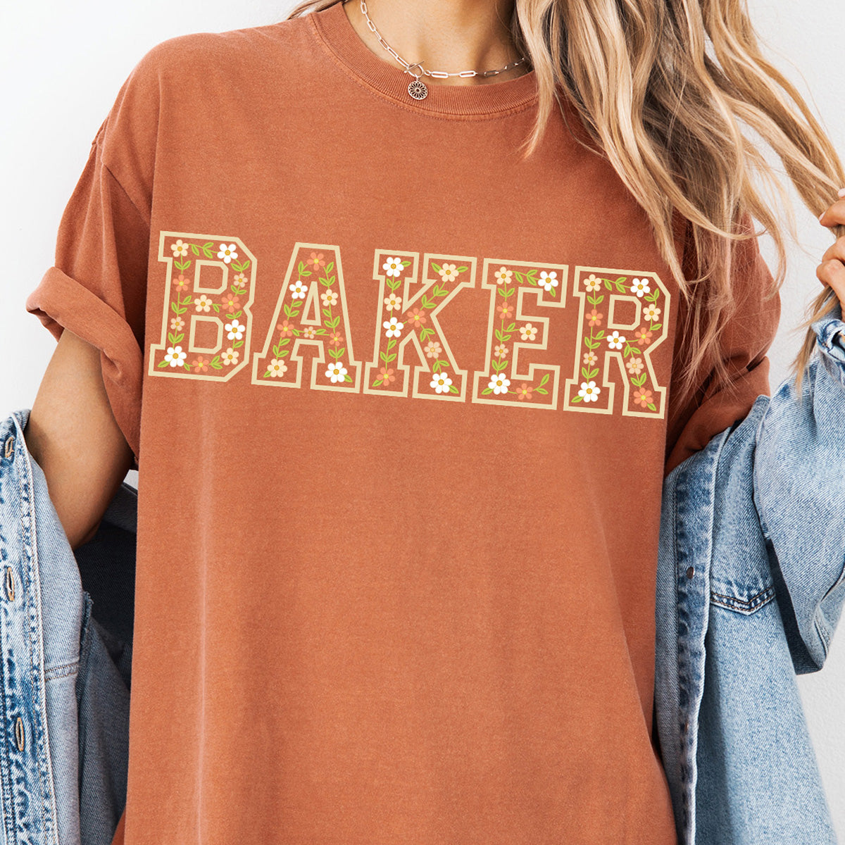 Floral Baker Unisex T-Shirt