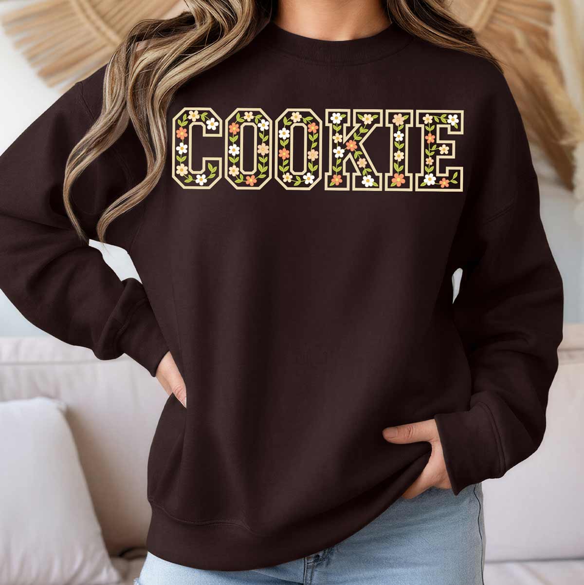 Floral Cookie Unisex Sweatshirt
