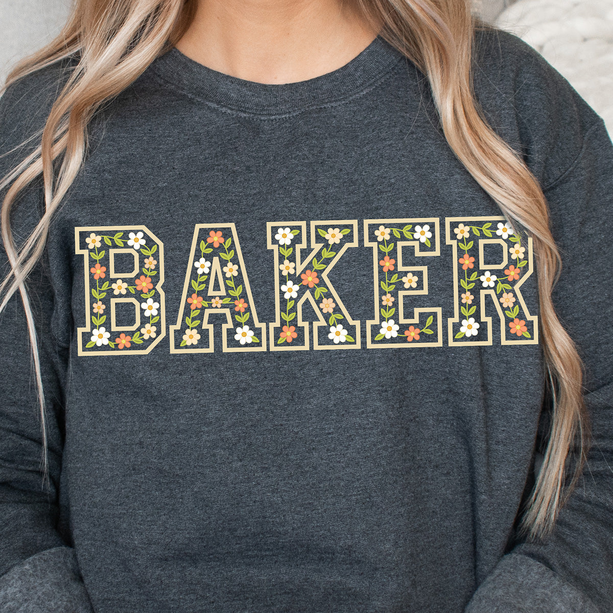 Floral Baker Unisex Sweatshirt