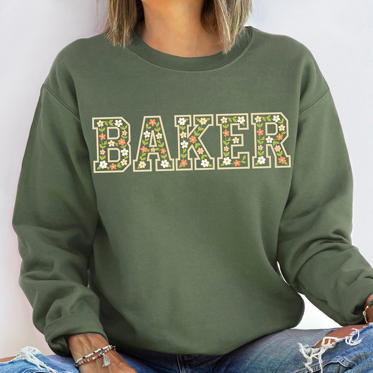 Floral Baker Unisex Sweatshirt