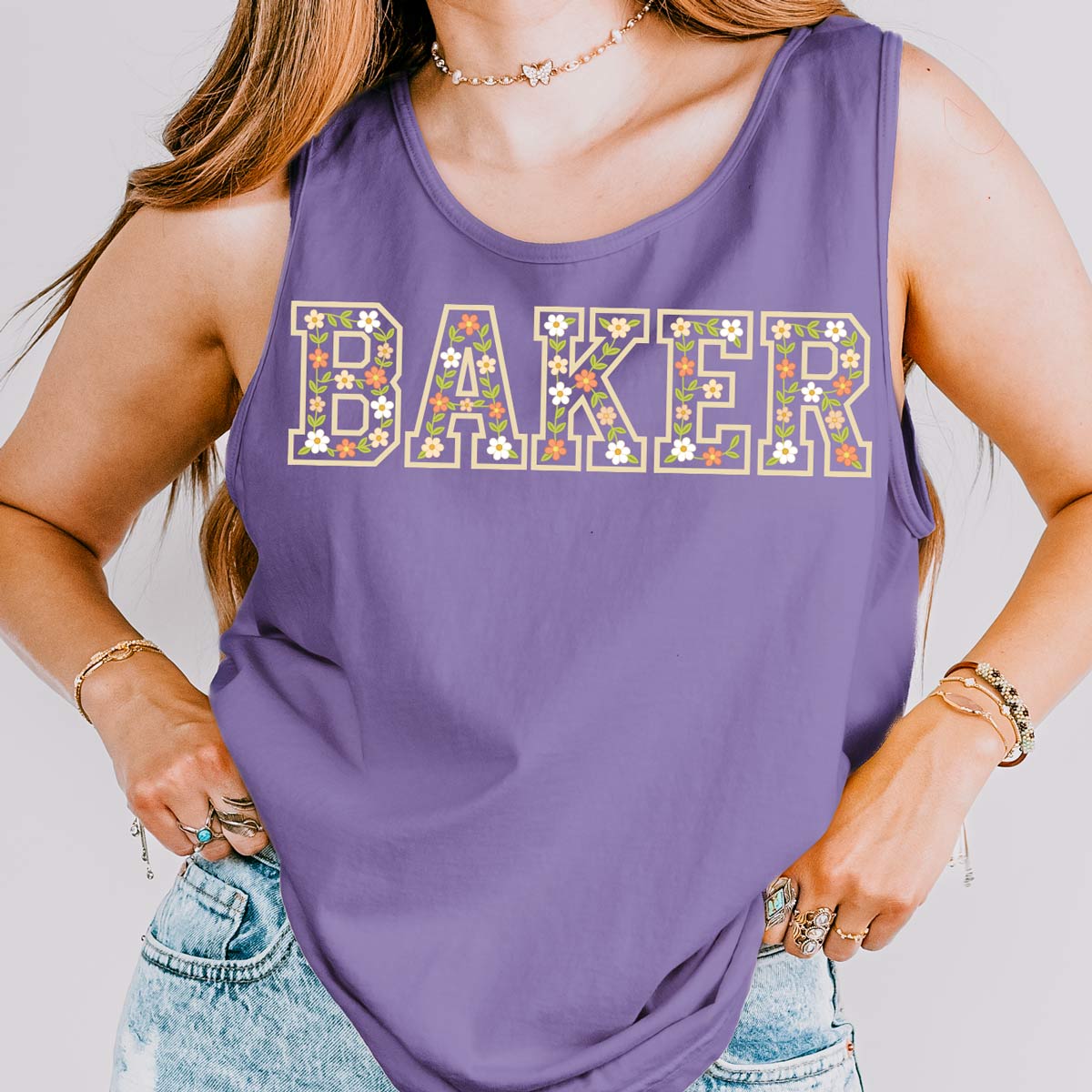 Floral Baker Unisex Tank Top