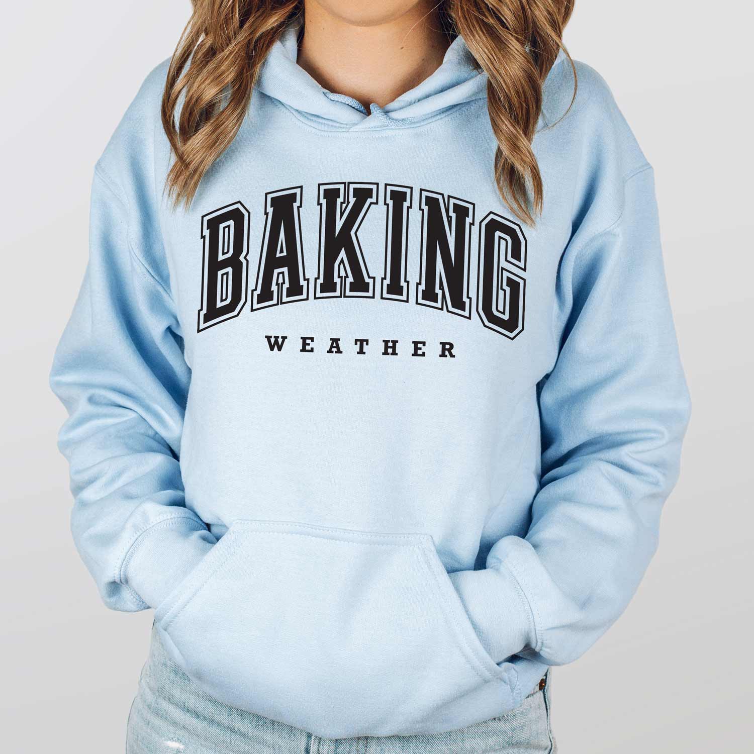 Baking Weather Black Ink Unisex Hoodie