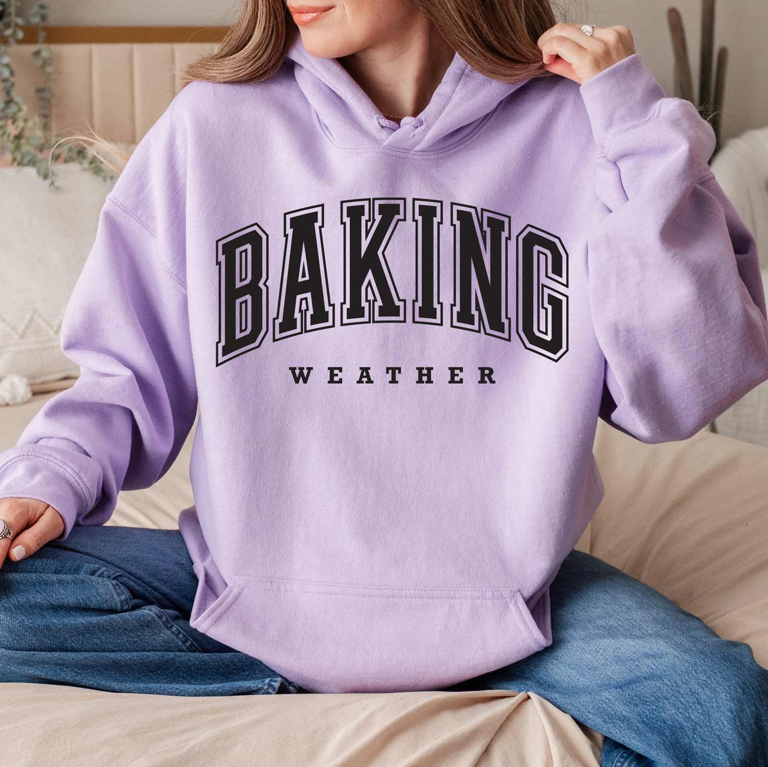 Baking Weather Black Ink Unisex Hoodie