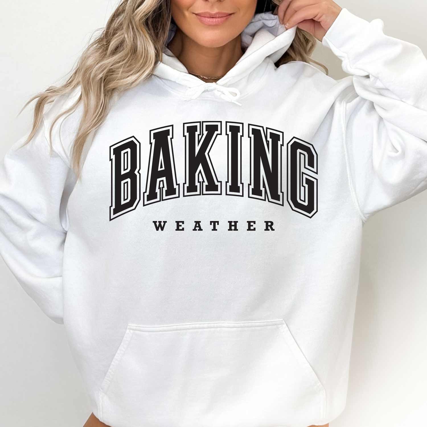 Baking Weather Black Ink Unisex Hoodie