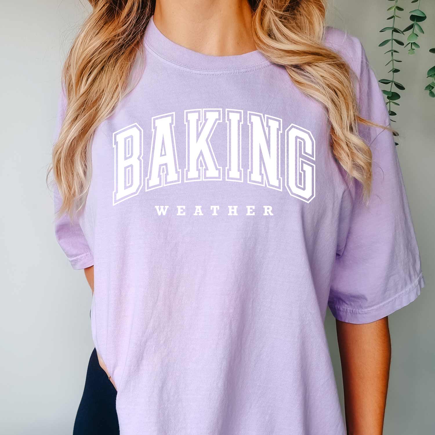 Baking Weather White Ink Unisex T-Shirt