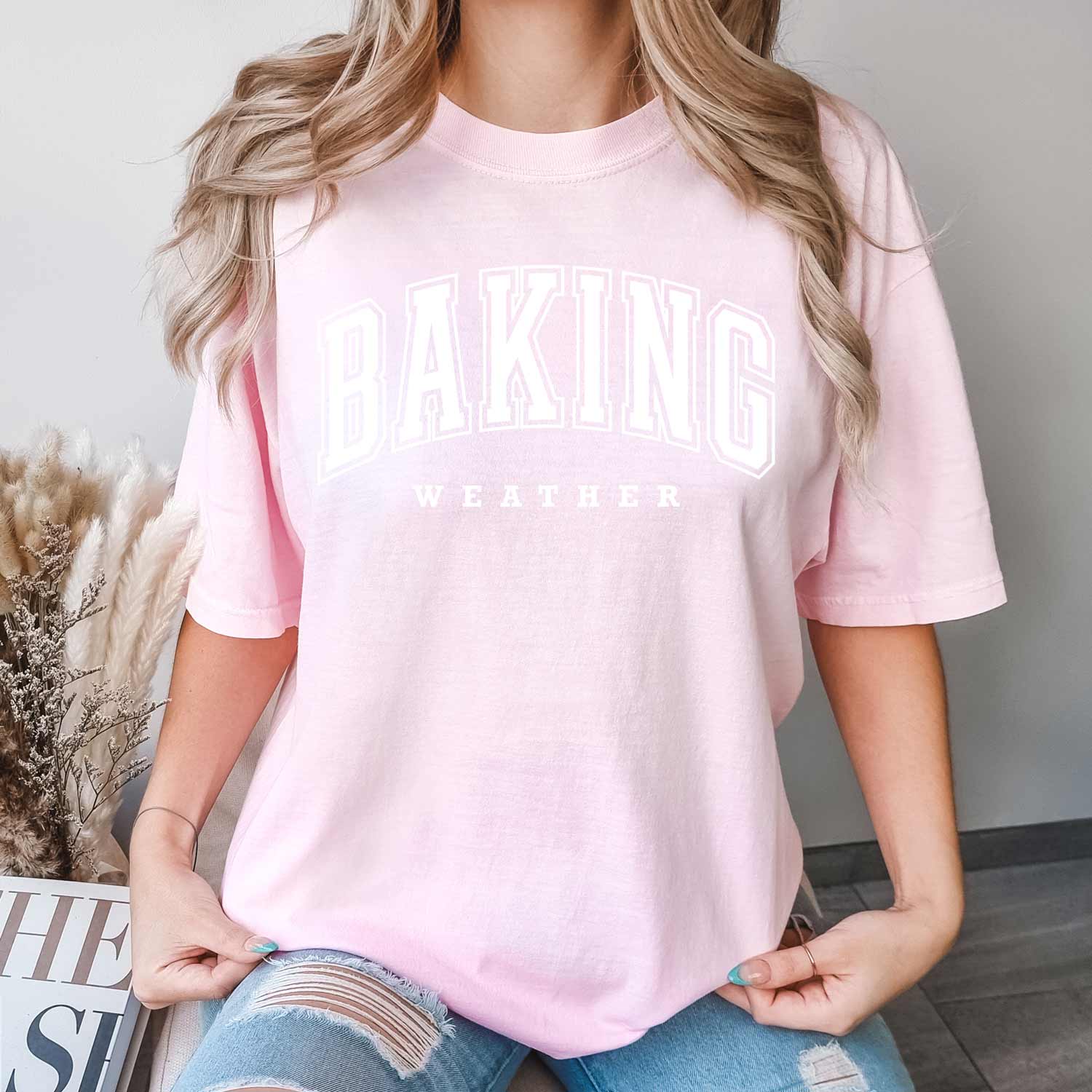Baking Weather White Ink Unisex T-Shirt