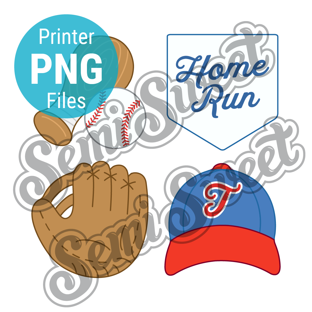 Baseball Set - PNG Images | Semi Sweet Designs