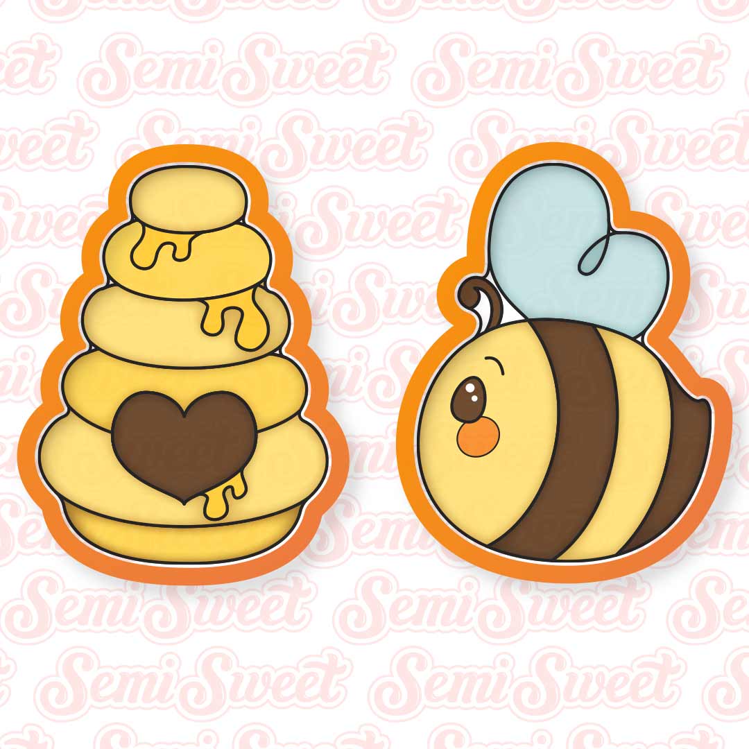 Bee & Beehive Cookie Platter Set