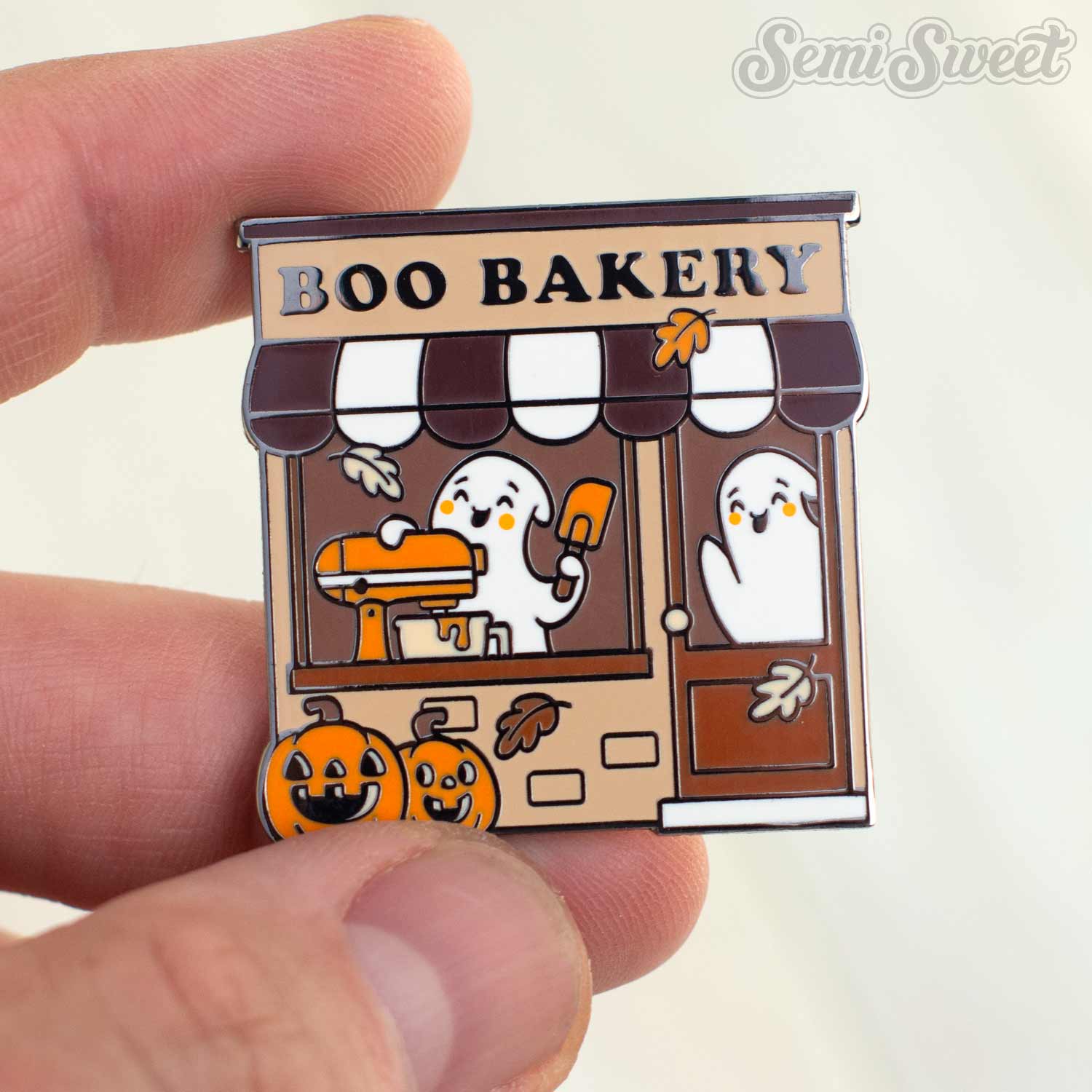Boo Bakery Enamel Pin