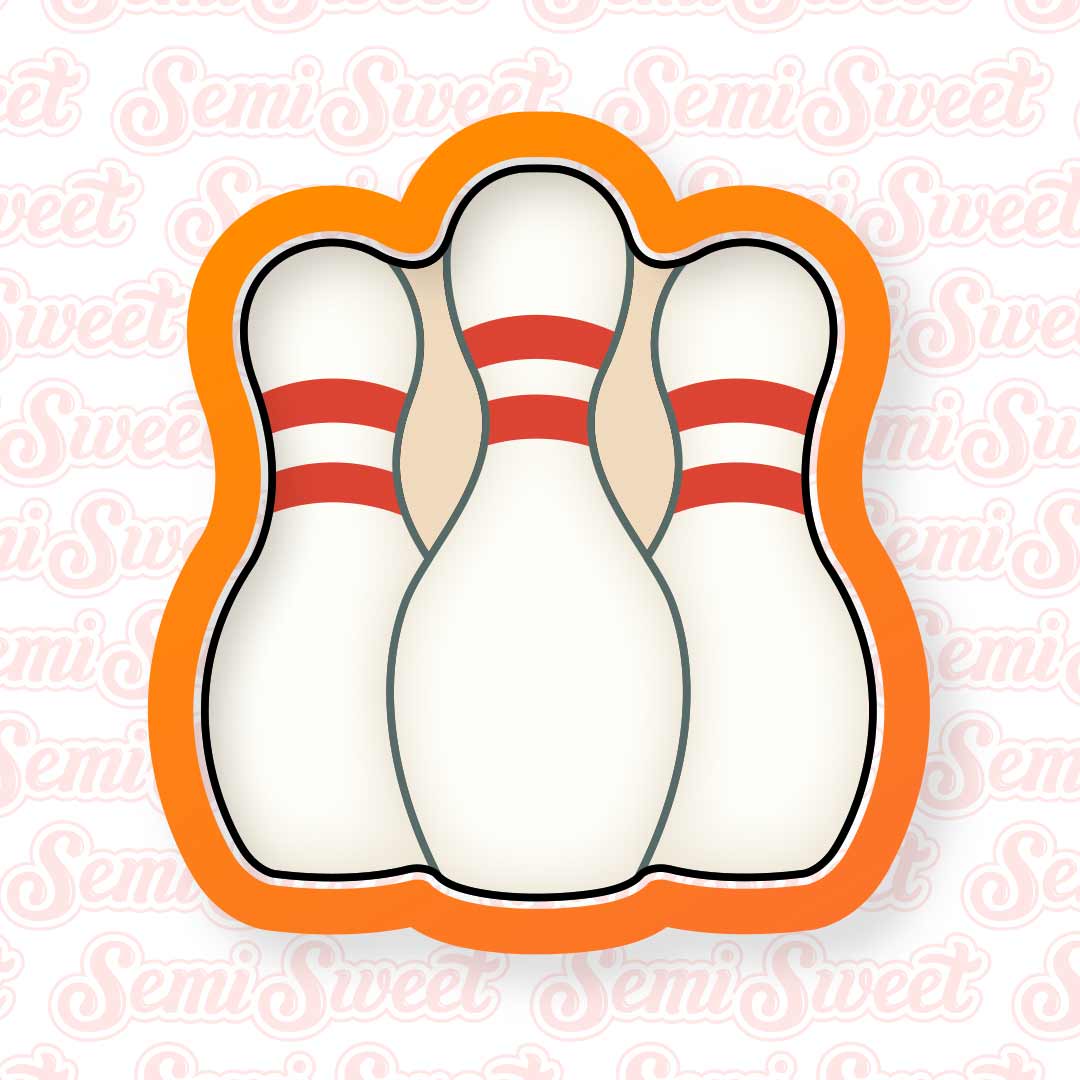 Bowling Pins Cookie Cutter