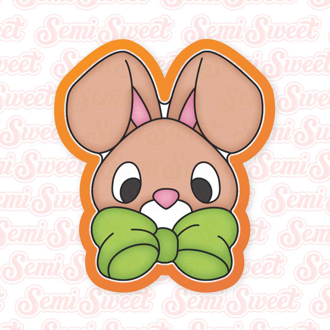 Bow Bunny Boy Cookie Cutter | Semi Sweet Designs