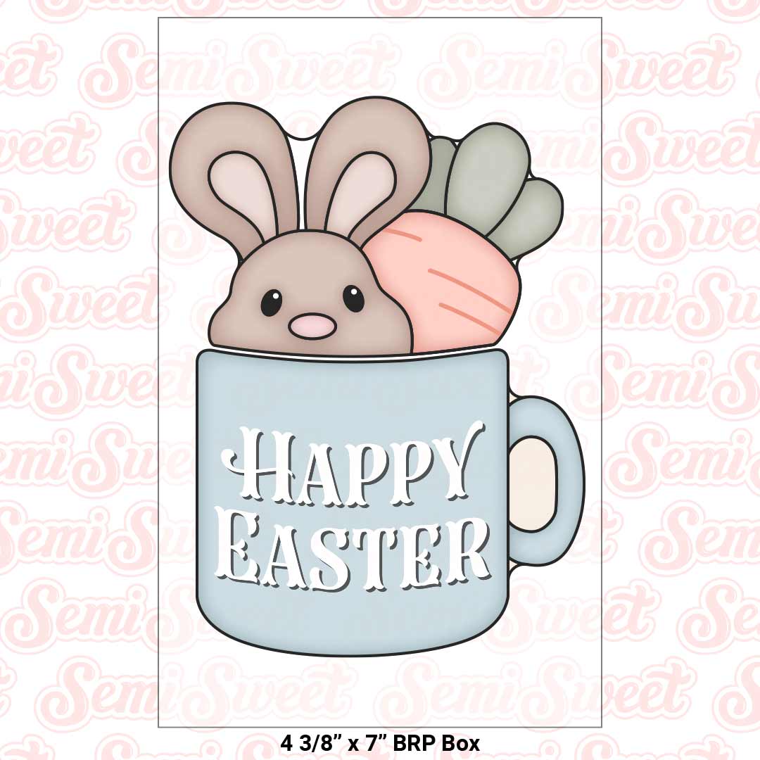 2-Pc Bunny & Carrot Mug Cookie Cutter Set