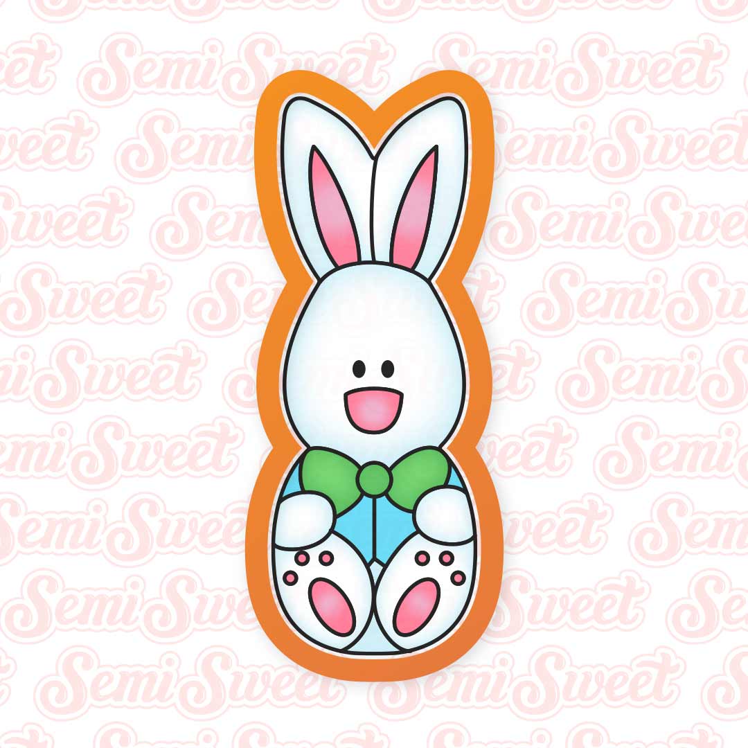 Bunny Easter Stick Cookie Cutter | Semi Sweet Designs