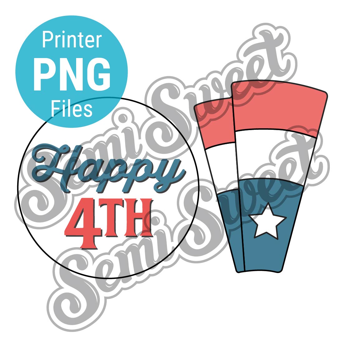 Bunting Platter Set- PNG Images | Semi Sweet Designs