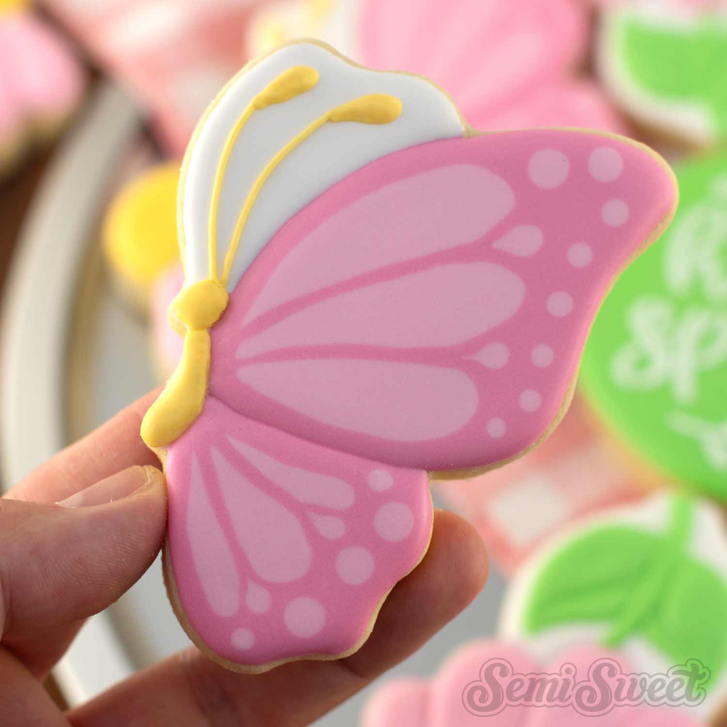 Butterfly & Flower Cookie Cutter Platter Set