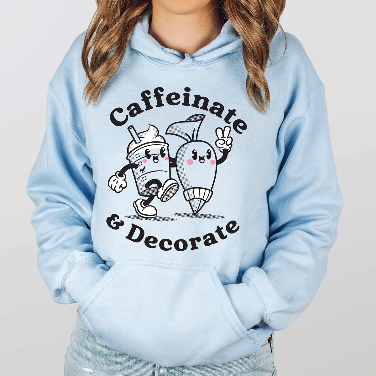 Caffeinate & Decorate Unisex Hoodie