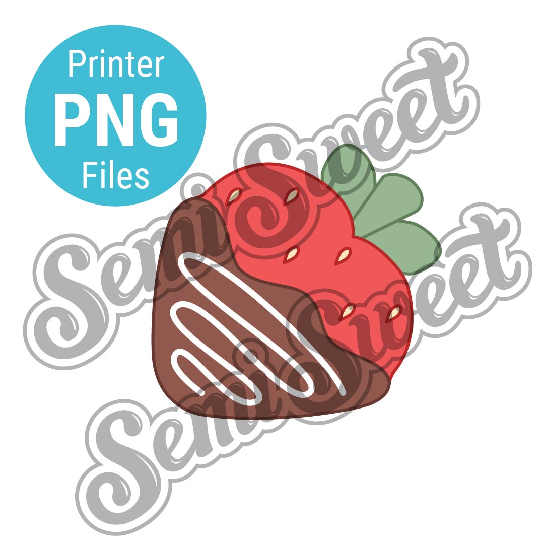 Chocolate-Covered Strawberry - PNG Images made by Semi Sweet Designs