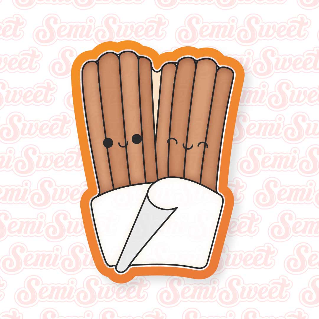 Churros Cookie Cutter | Semi Sweet Designs