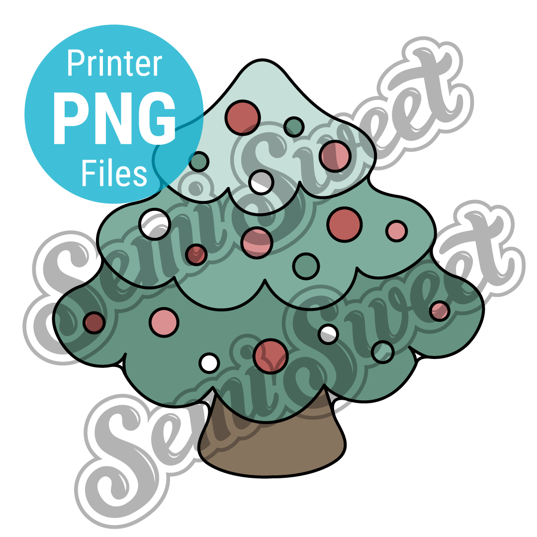 Chubby Christmas Tree - PNG Images