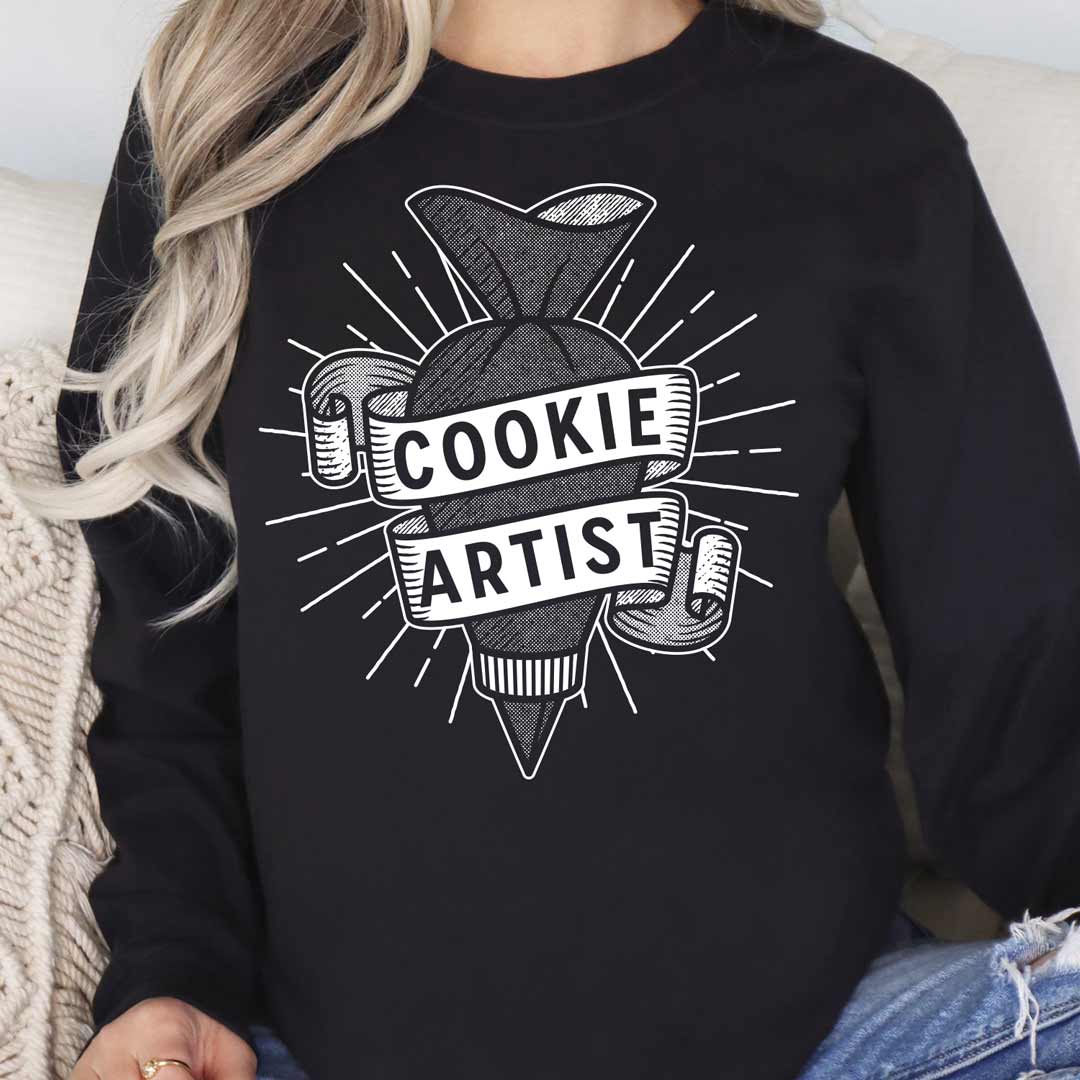 Piping Bag Cookie Artist Long Sleeve T-Shirt